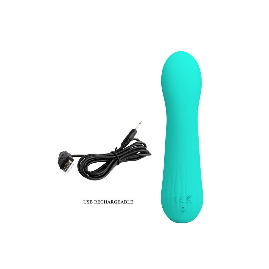 Faun Rechargeable Vibrator - Turquoise-Vibrators-Pretty Love-Andy's Adult World