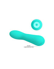 Faun Rechargeable Vibrator - Turquoise-Vibrators-Pretty Love-Andy's Adult World