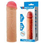 Nile Extended Penis Sleeve - Light-Penis Extension & Sleeves-Pretty Love-Andy's Adult World