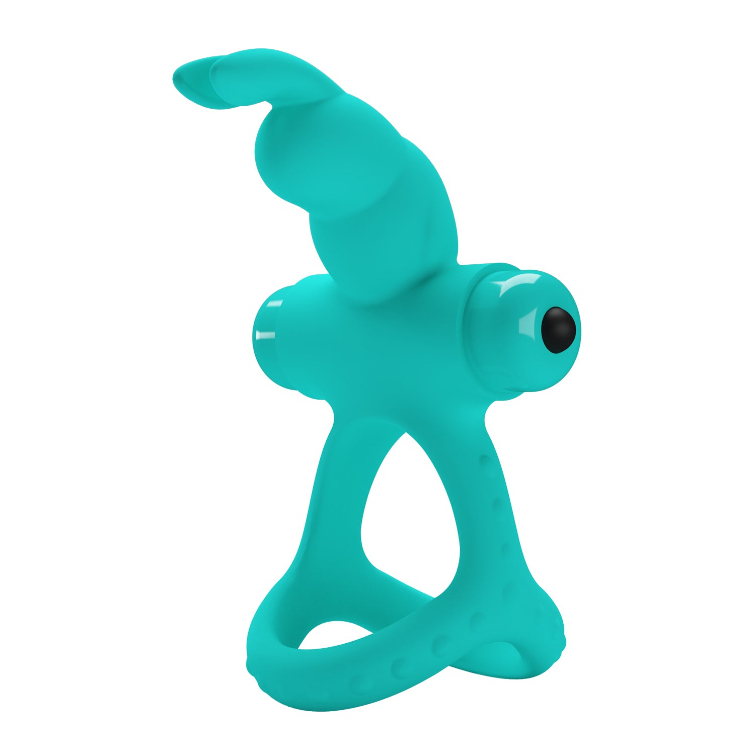 Passionate Figgy Penis Ring - Turquoise-Cockrings-Pretty Love-Andy's Adult World