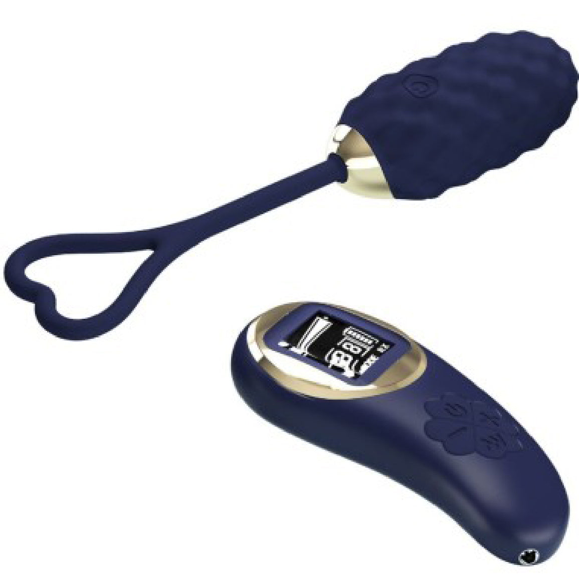 Vivian Remote Control Vibrating Egg - Blue-Vibrators-Pretty Love-Andy's Adult World