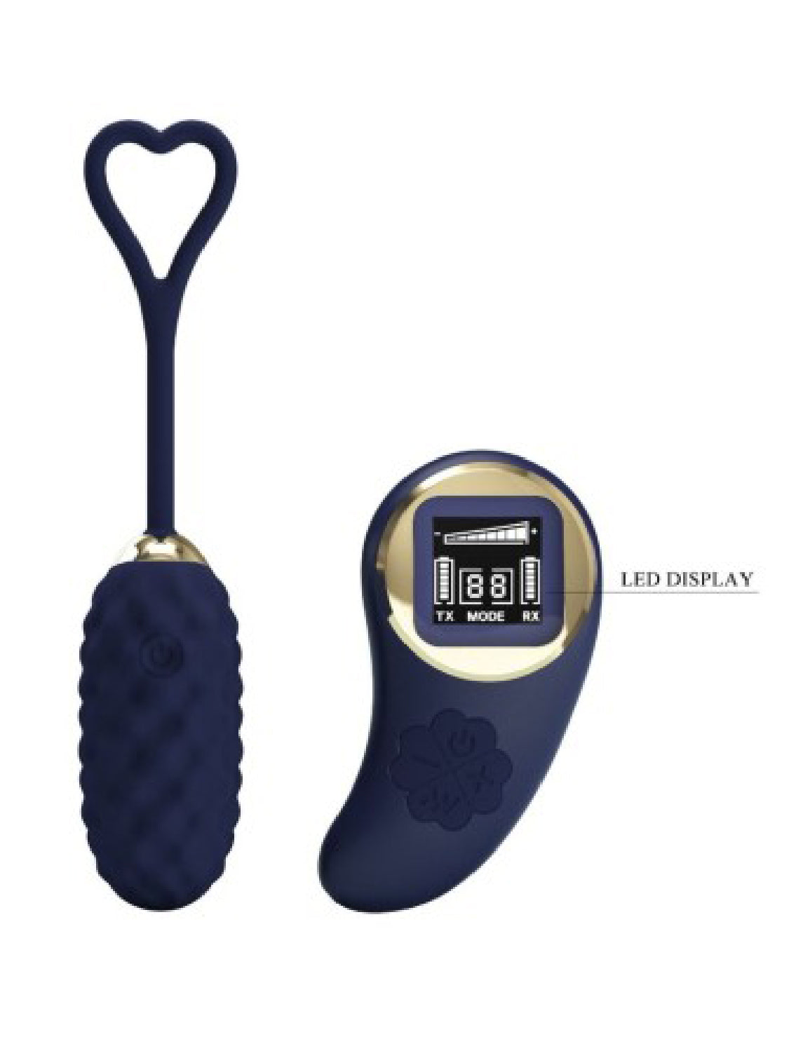 Vivian Remote Control Vibrating Egg - Blue-Vibrators-Pretty Love-Andy's Adult World