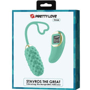 Vivian Remote Control Vibrating Egg - Turquoise-Vibrators-Pretty Love-Andy's Adult World