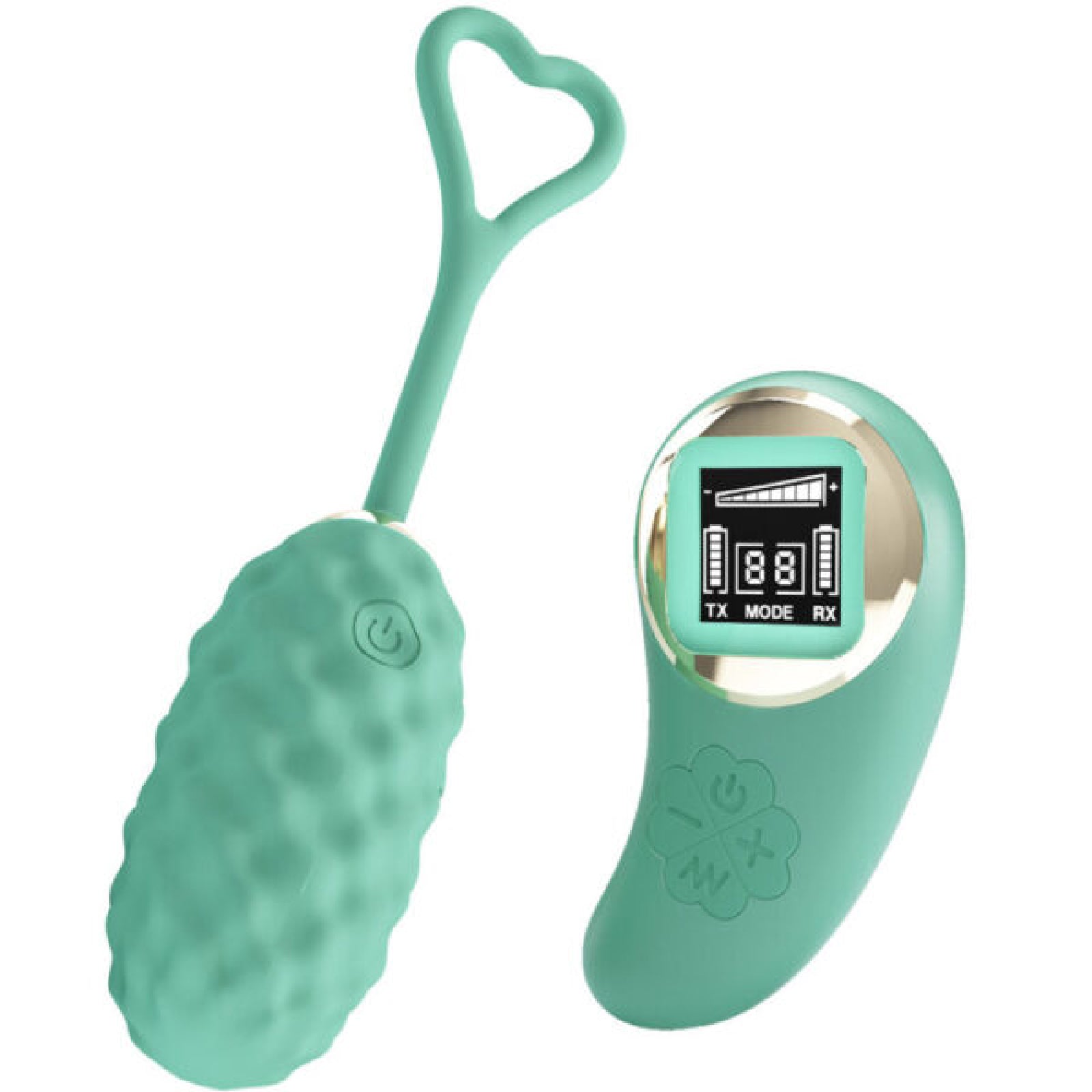 Vivian Remote Control Vibrating Egg - Turquoise-Vibrators-Pretty Love-Andy's Adult World