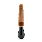 Dr. Skin Silicone - Dr. Arthur - Thrusting Gyrating Vibrating Dildo - Tan-Vibrators-Blush-Andy's Adult World