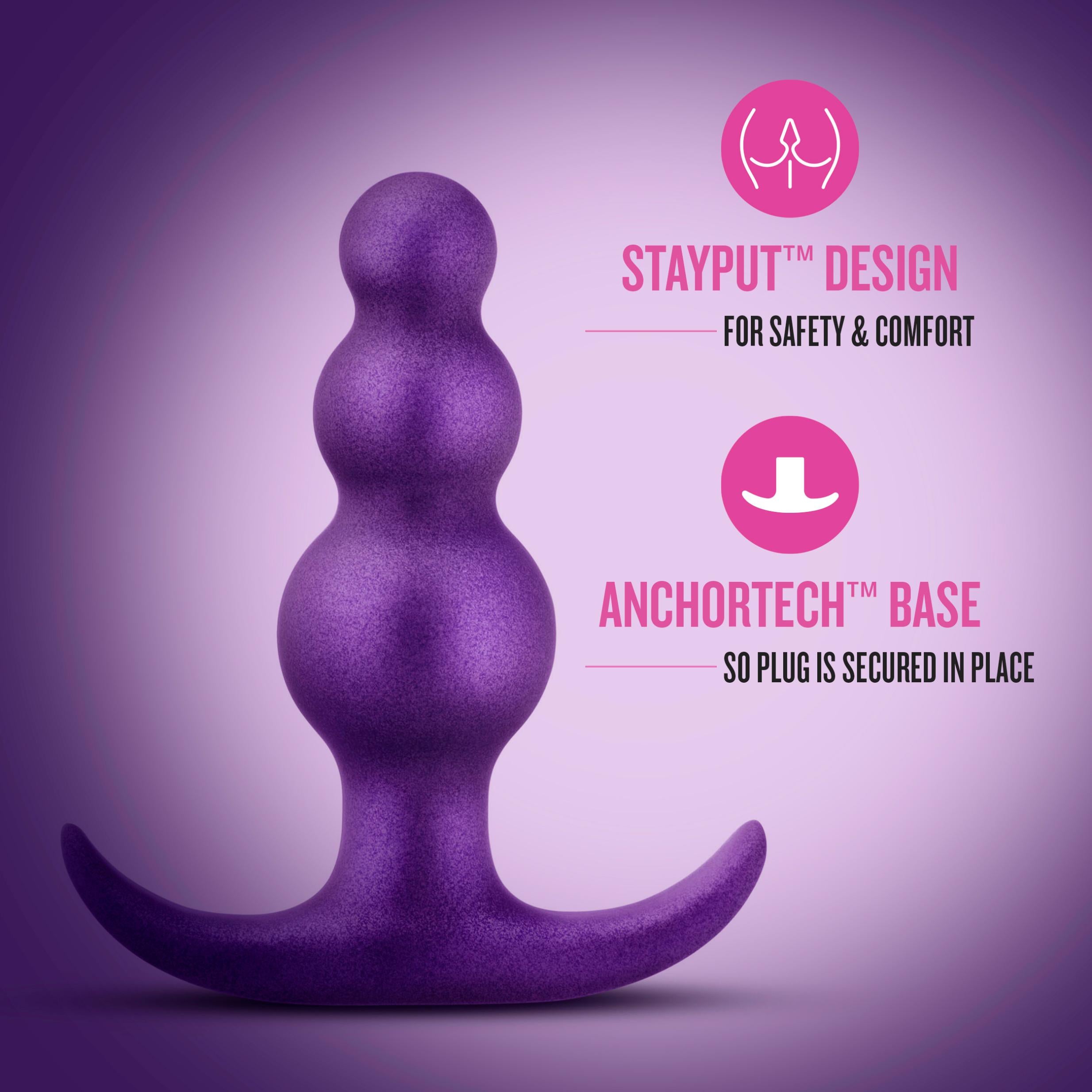 Anal Adventures Matrix - Supernova Plug - Galactic Purple-Anal Toys & Stimulators-Blush-Andy's Adult World