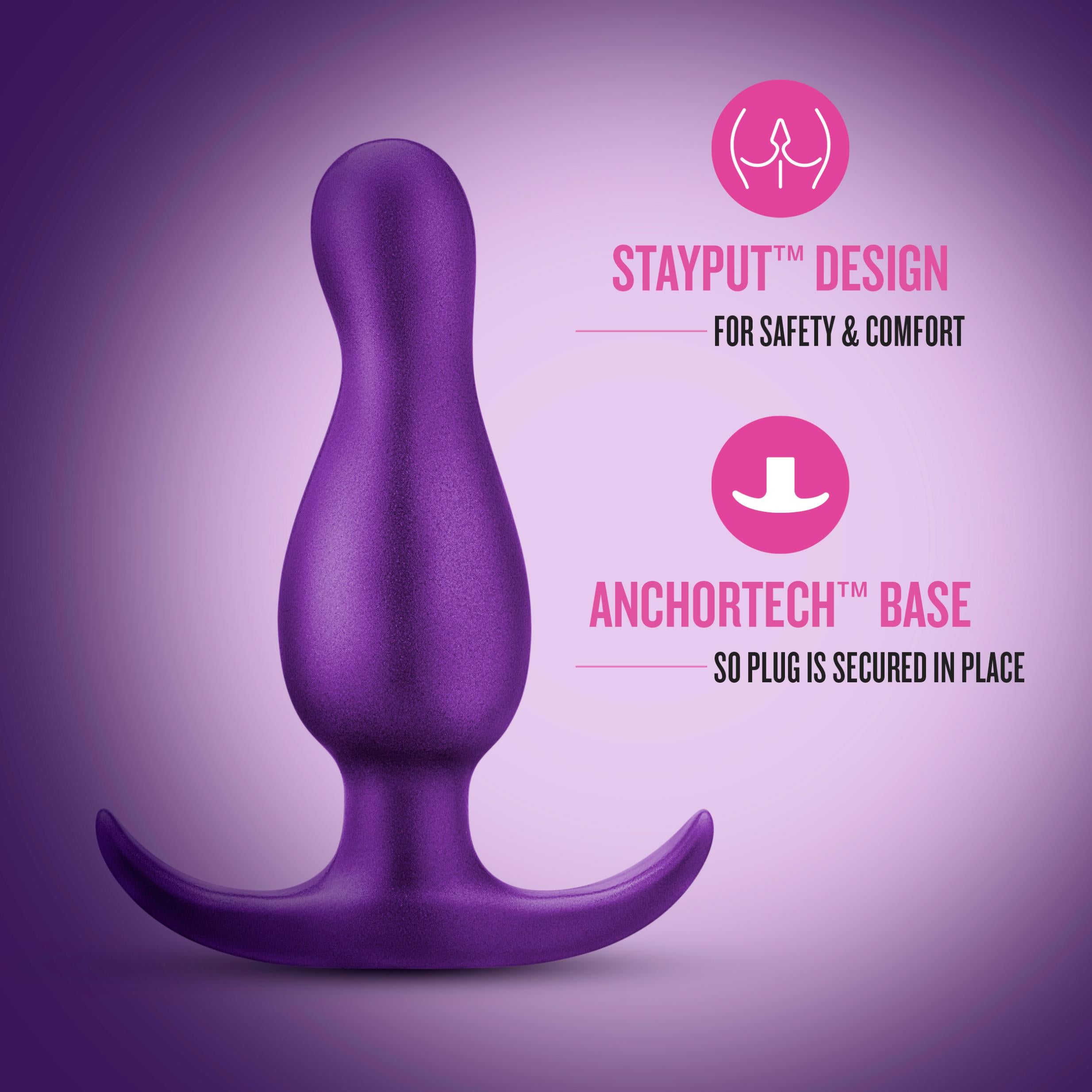 Anal Adventures Matrix - Quantum Plug - Galactic Purple-Anal Toys & Stimulators-Blush-Andy's Adult World