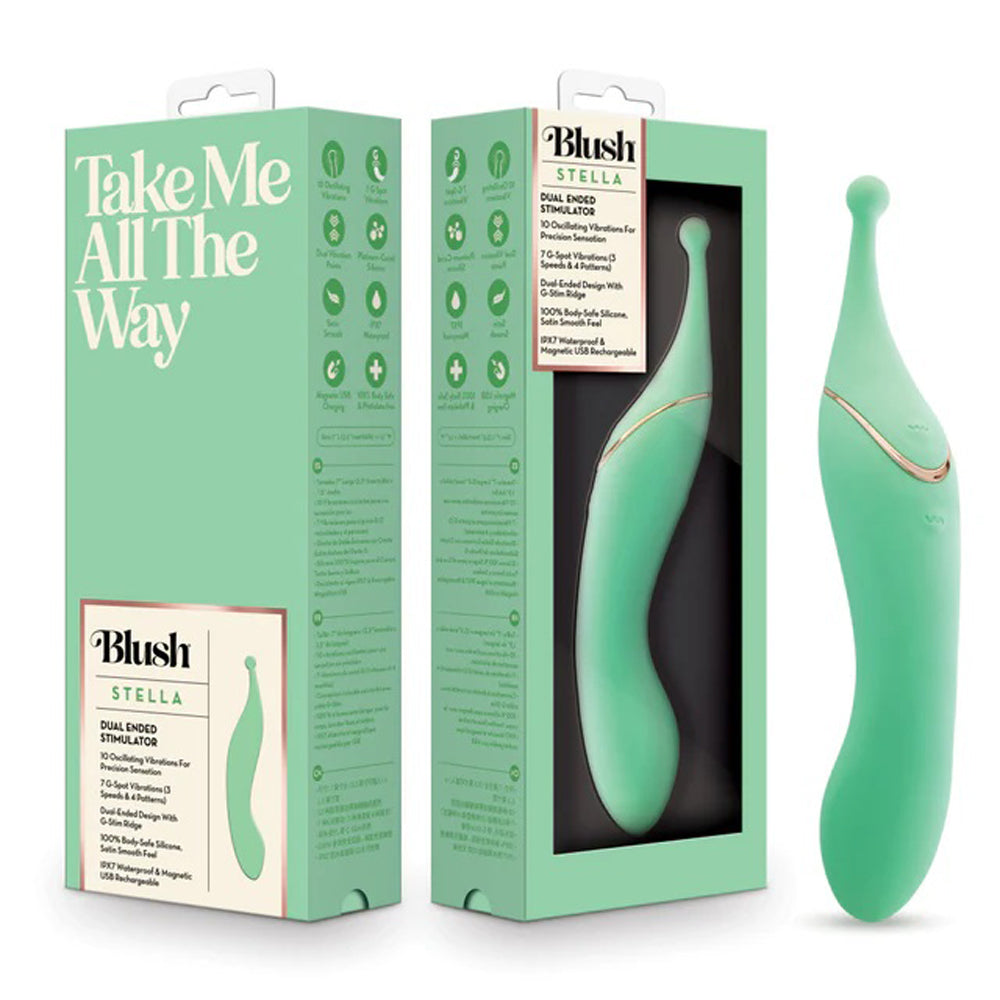 Blush Collection - Stella - Green-Vibrators-Blush-Andy's Adult World