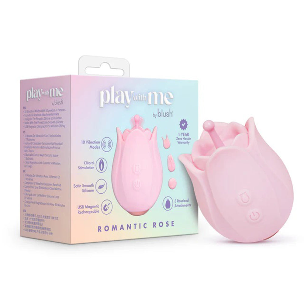 Play With Me Romantic Rose - Pink-Vibrators-Blush-Andy's Adult World