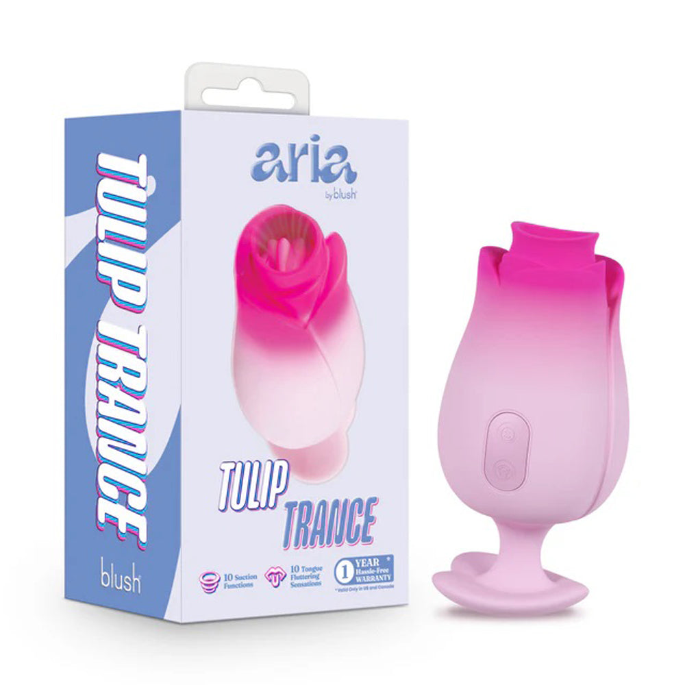 Aria Tulip Trance - Pink-Clit Stimulators-Blush-Andy's Adult World