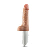 Dr. Skin Silicone - Dr. Hammer - 7 Inch Thrusting Dildo With Handle - Beige-Dildos & Dongs-Blush-Andy's Adult World