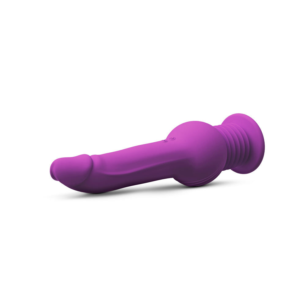 Impressions - New York - Gyro-Quake Dildo - Purple-Vibrators-Blush-Andy's Adult World