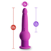 Impressions - New York - Gyro-Quake Dildo - Purple-Vibrators-Blush-Andy's Adult World