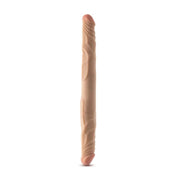 Dr. Skin Plus - 14” Posable Double Dong - Beige-Dildos & Dongs-Blush-Andy's Adult World