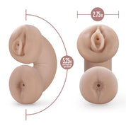 Enlust - Tasha - Soft and Wet Glow in the Dark Stroker - Beige-Masturbation Aids for Males-Blush-Andy's Adult World