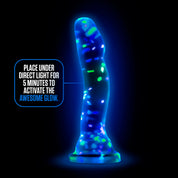 Neo Elite - Glow in the Dark - Hanky-Panky - Confetti-Dildos & Dongs-Blush-Andy's Adult World