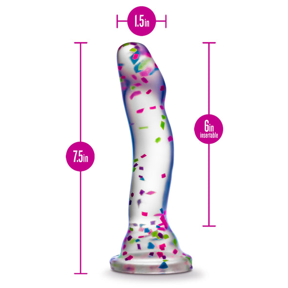 Neo Elite - Glow in the Dark - Hanky-Panky - Confetti-Dildos & Dongs-Blush-Andy's Adult World