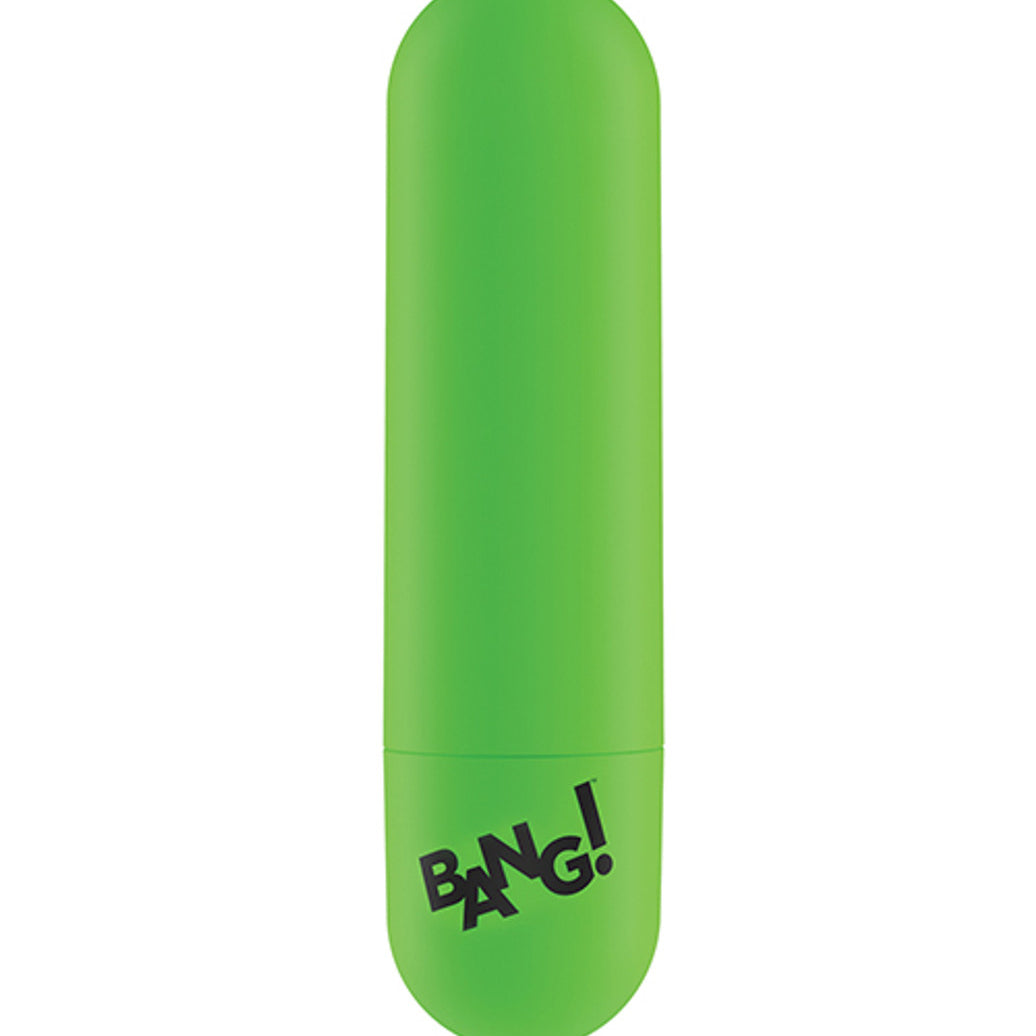 Glow in the Dark Bullet With Remote - Green-Clit Stimulators-XR Brands Bang-Andy's Adult World