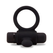 Nu Sensuelle Silicone Bullet Ring - Black-Cockrings-Nu Sensuelle-Andy's Adult World