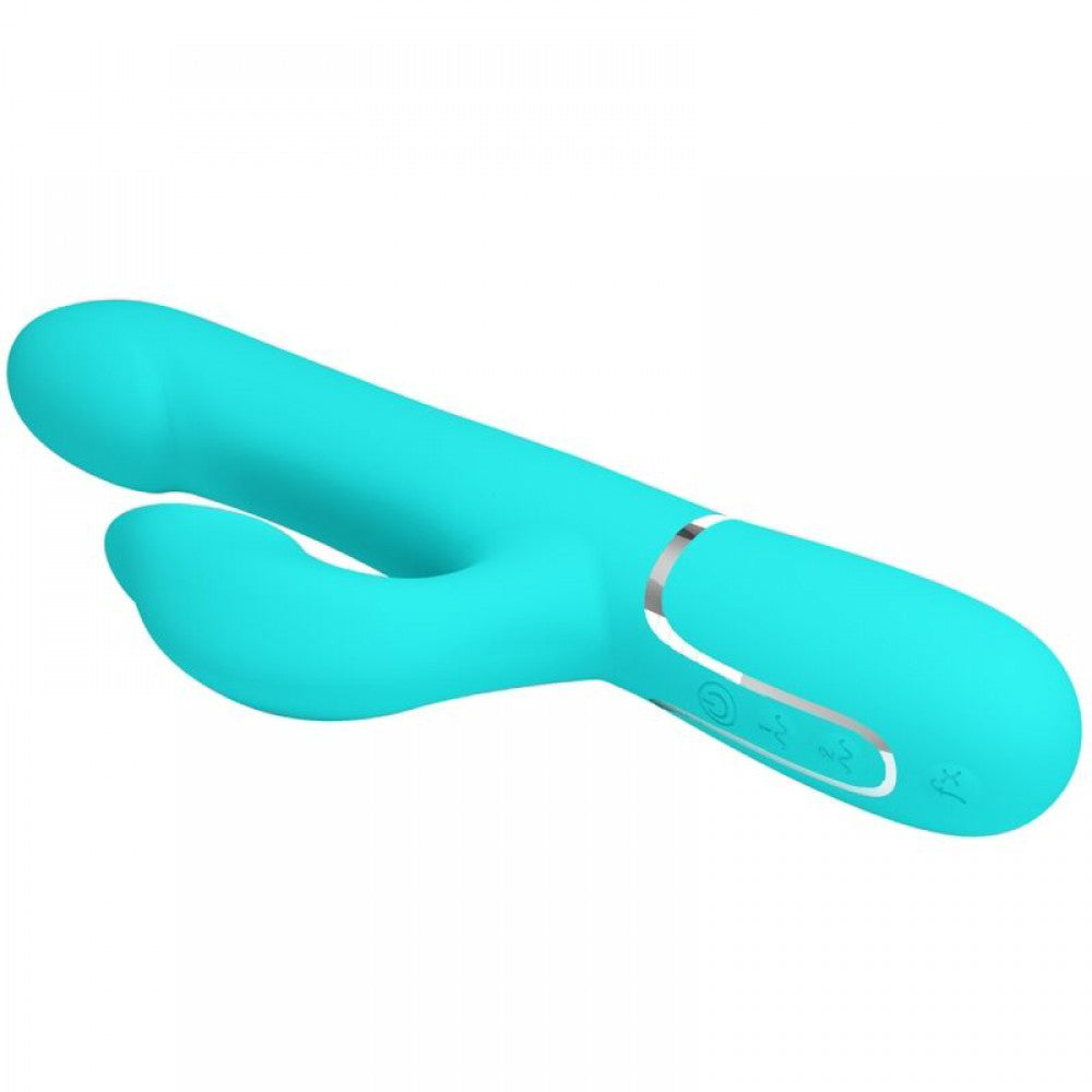 Falin Rabbit Vibrator Pearls - Turquoise-Vibrators-Pretty Love-Andy's Adult World