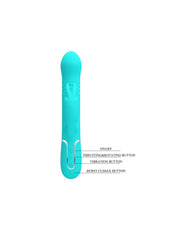 Coale Rabbit Vibrator Pearls - Turquoise-Vibrators-Pretty Love-Andy's Adult World