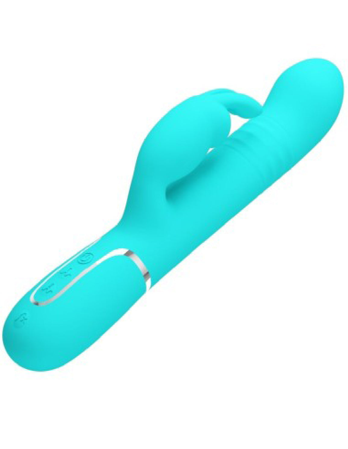 Coale Rabbit Vibrator Pearls - Turquoise-Vibrators-Pretty Love-Andy's Adult World