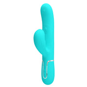 Perdita Twinkled Tenderness Vibrator - Turquoise-Vibrators-Pretty Love-Andy's Adult World