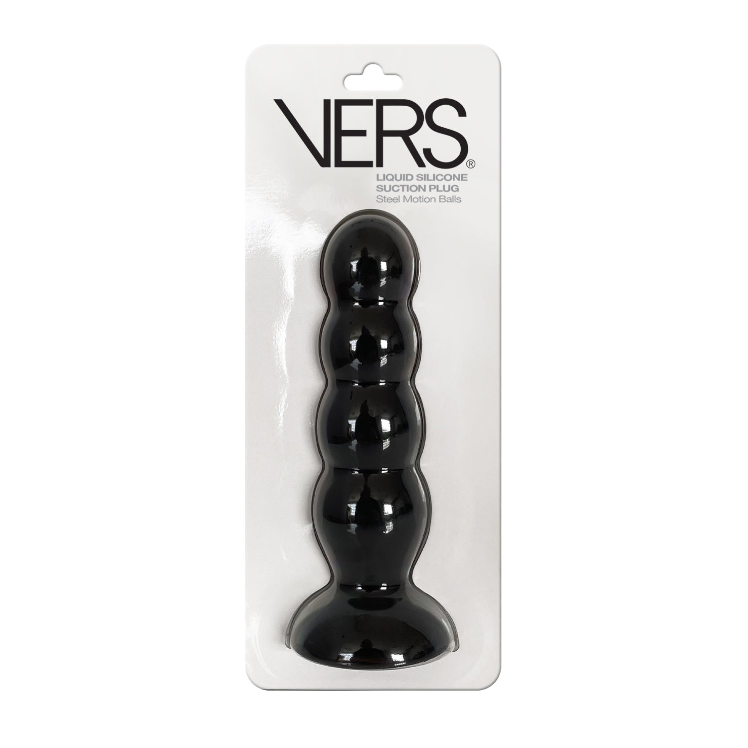 Vers Liquid Silicone Suction Plug - Black-Anal Toys & Stimulators-Rascal - Boneyard-Andy's Adult World