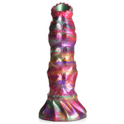 Larva Silicone Ovipositor Dildo With Eggs - Multicolor-Dildos & Dongs-XR Brands Creature Cocks-Andy's Adult World