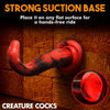 King Cobra King Cobra Silicone Dildo - Red-Dildos & Dongs-XR Brands Creature Cocks-Andy's Adult World