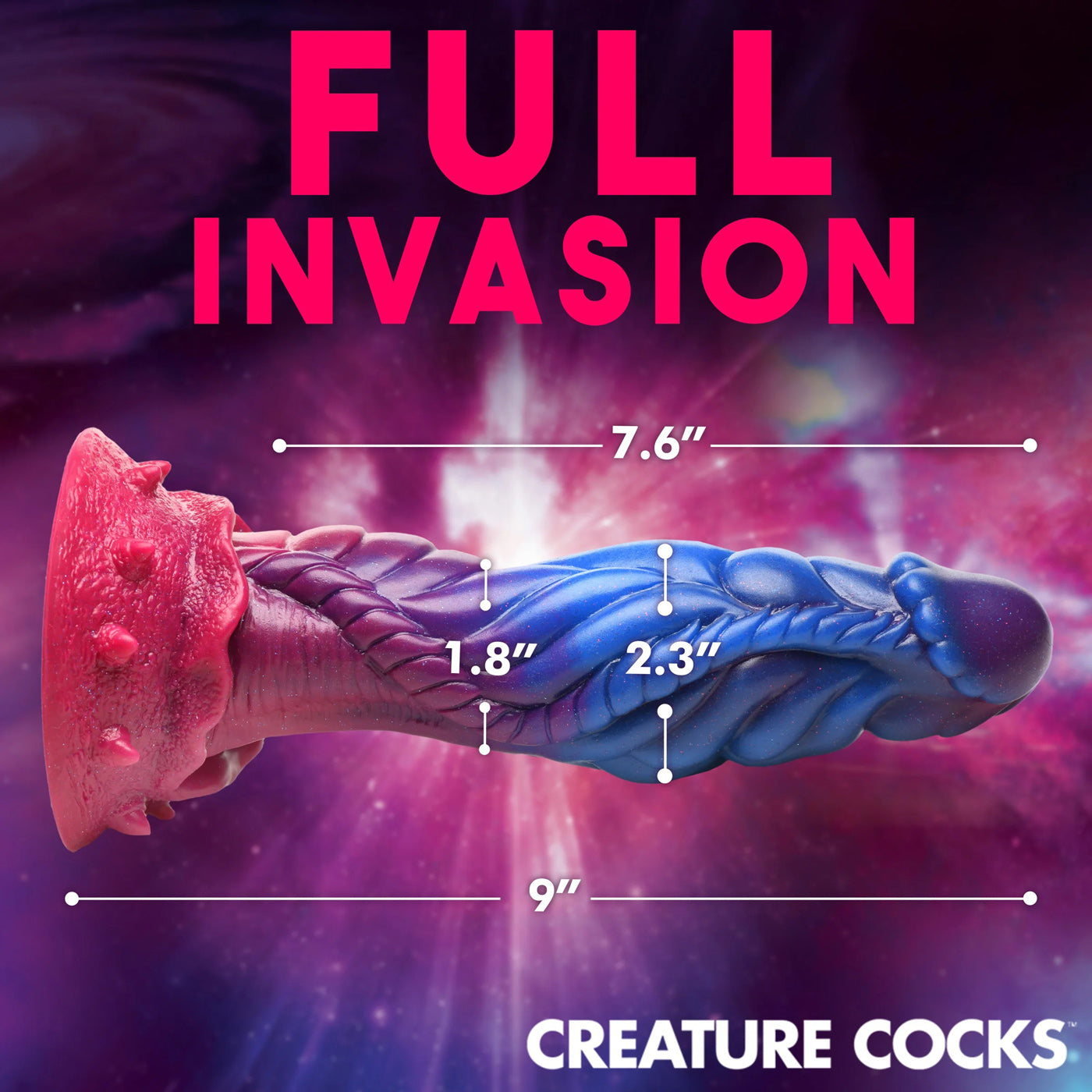 Intruder Alien Silicone Dildo-Dildos & Dongs-XR Brands Creature Cocks-Andy's Adult World