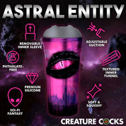 Predator Creature Stroker - Gray-Masturbation Aids for Males-XR Brands Creature Cocks-Andy's Adult World