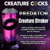 Predator Creature Stroker - Gray-Masturbation Aids for Males-XR Brands Creature Cocks-Andy's Adult World