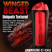 Dragon Snatch Dragon Stroker - Red-Masturbation Aids for Males-XR Brands Creature Cocks-Andy's Adult World