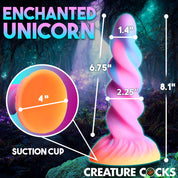 Moon Rider Glow-in-the-Dark Unicorn Dildo-Dildos & Dongs-XR Brands Creature Cocks-Andy's Adult World