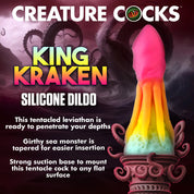 King Kraken Silicone Dildo-Dildos & Dongs-XR Brands Creature Cocks-Andy's Adult World