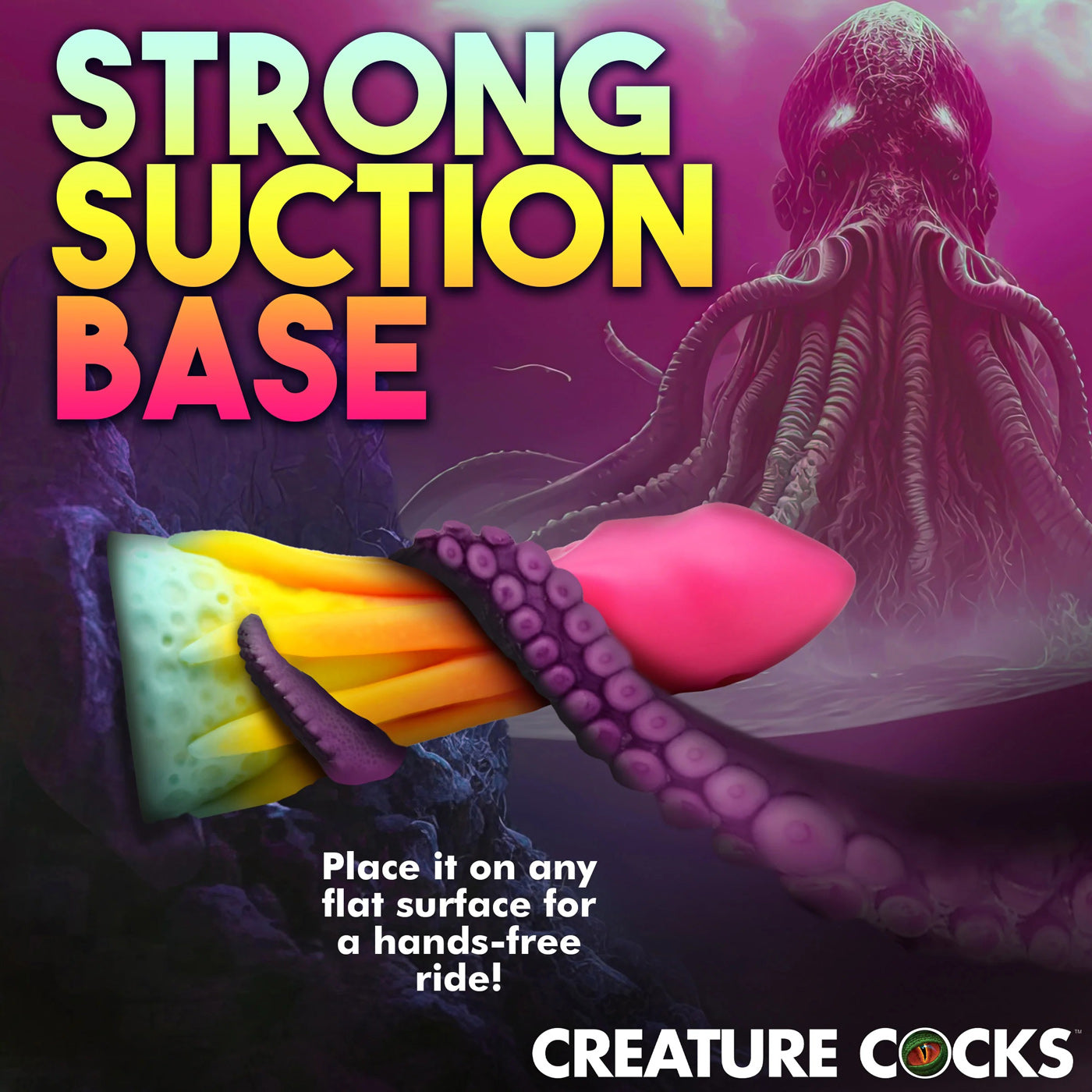 King Kraken Silicone Dildo-Dildos & Dongs-XR Brands Creature Cocks-Andy's Adult World