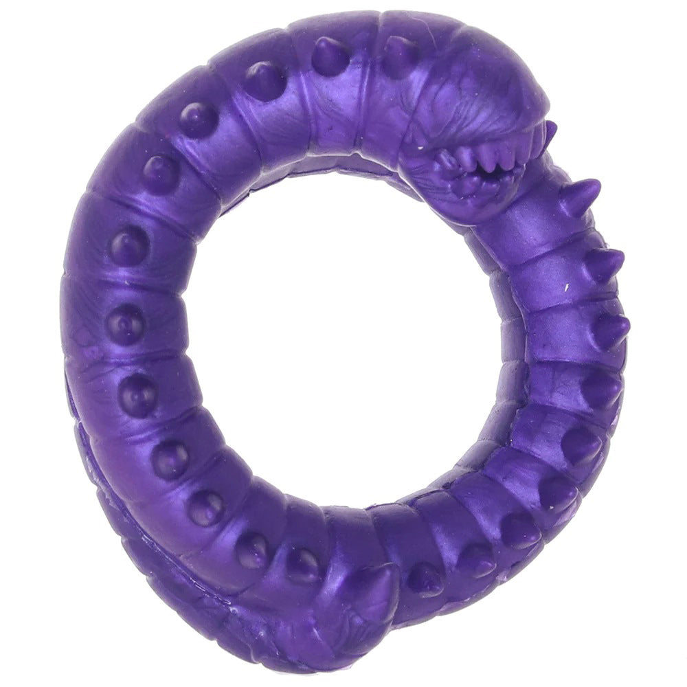 Slitherine Silicone Cock Ring - Purple-Cockrings-XR Brands Creature Cocks-Andy's Adult World