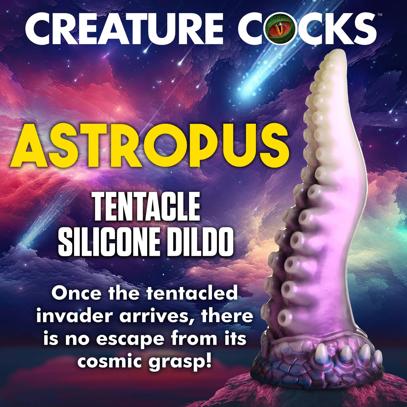 Astropus Tentacle Silicone Dildo-Dildos & Dongs-XR Brands Creature Cocks-Andy's Adult World