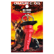 Hell Hound Keychain - Red-Party Supplies-XR Brands Creature Cocks-Andy's Adult World