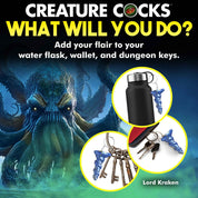 Lord Kraken Keychain - Blue-Party Supplies-XR Brands Creature Cocks-Andy's Adult World