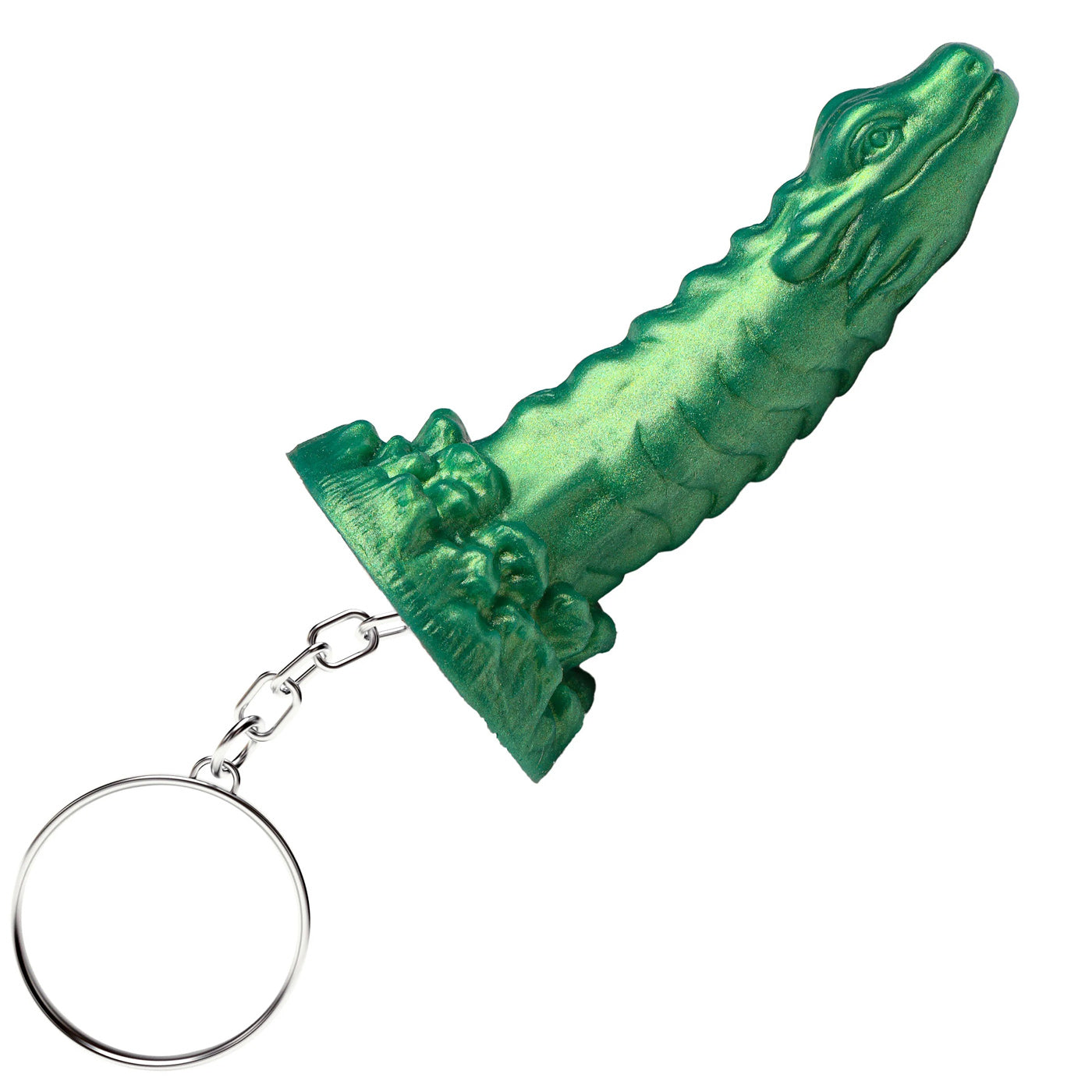 Cockness Monster Keychain - Green-Gag Gifts & Novelties-XR Brands Creature Cocks-Andy's Adult World