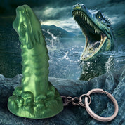 Cockness Monster Keychain - Green-Gag Gifts & Novelties-XR Brands Creature Cocks-Andy's Adult World