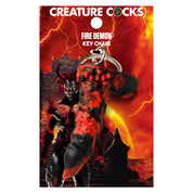 Fire Demon Keychain - Red/black-Party Supplies-XR Brands Creature Cocks-Andy's Adult World