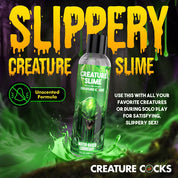 Creature Slime Water Based Lubricant 8oz-Lubricants Creams & Glides-XR Brands Creature Cocks-Andy's Adult World