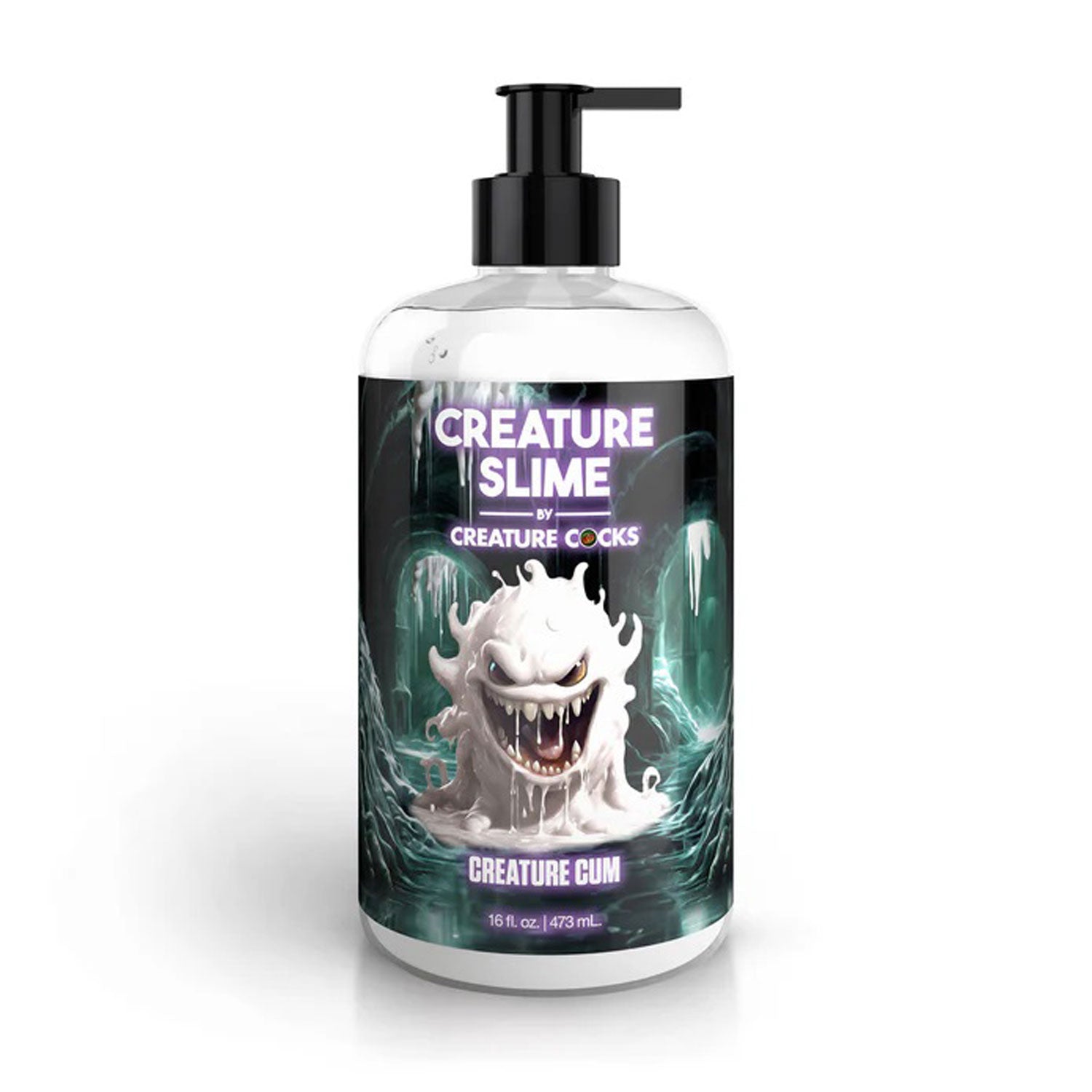 16oz Creature Slime Creature Cum Unscented Jizz - Lubricant - Clear-Lubricants Creams & Glides-XR Brands Creature Cocks-Andy's Adult World