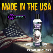 8oz Creature Slime Creature Cum Unscented Jizz - Lubricant - Clear-Lubricants Creams & Glides-XR Brands Creature Cocks-Andy's Adult World