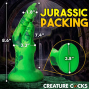 Raptor Claw Fisting Silicone Dildo - Green-Dildos & Dongs-XR Brands Creature Cocks-Andy's Adult World