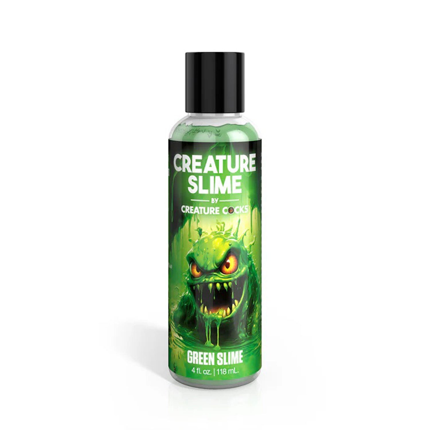 4oz Creature Slime Green Slime Water-Based - Lubricant-Lubricants Creams & Glides-XR Brands Creature Cocks-Andy's Adult World