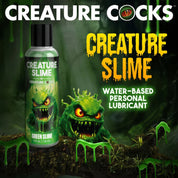 4oz Creature Slime Green Slime Water-Based - Lubricant-Lubricants Creams & Glides-XR Brands Creature Cocks-Andy's Adult World